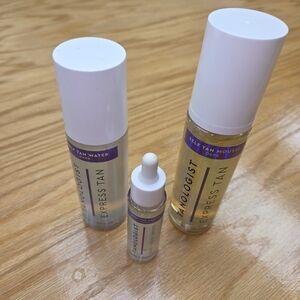 NEW 3 Pc TANOLOGIST SELF TAN SET Express Water, Drops, Mousse